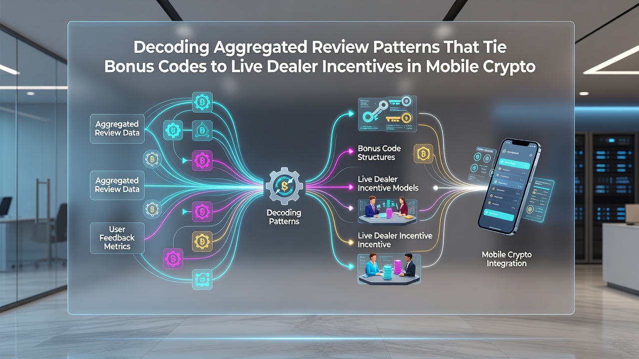 Mobile device displaying live dealer table interface with overlaid bonus code redemption details in a crypto gaming app