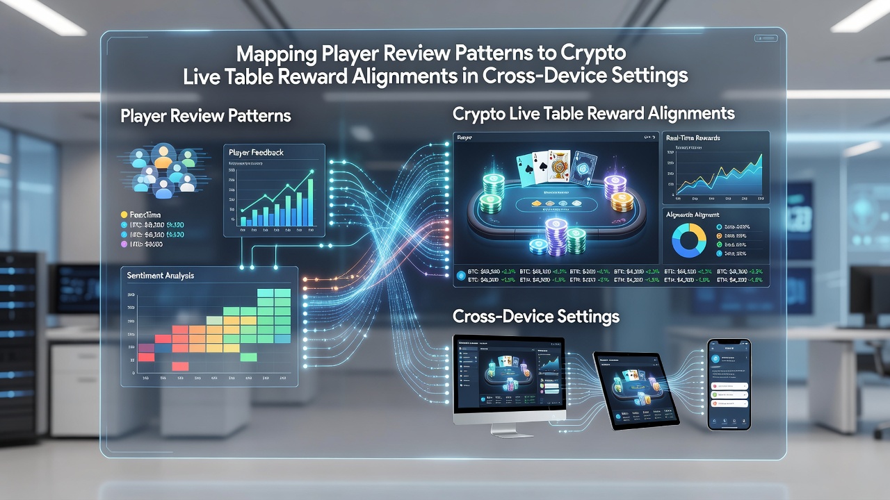Detailed chart illustrating cross-device reward alignment patterns derived from aggregated player assessments in crypto live dealer environments