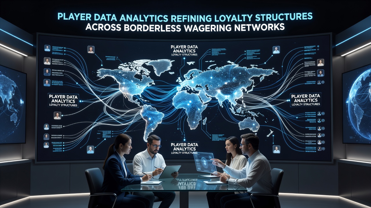 Data visualization dashboard showing player analytics metrics across global wagering platforms