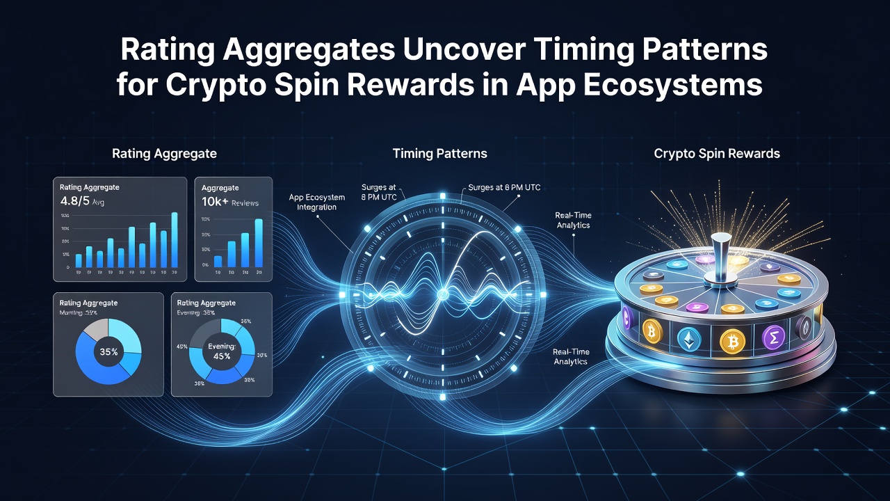 Dashboard showing aggregated player ratings and timing data for crypto spin rewards across mobile app ecosystems